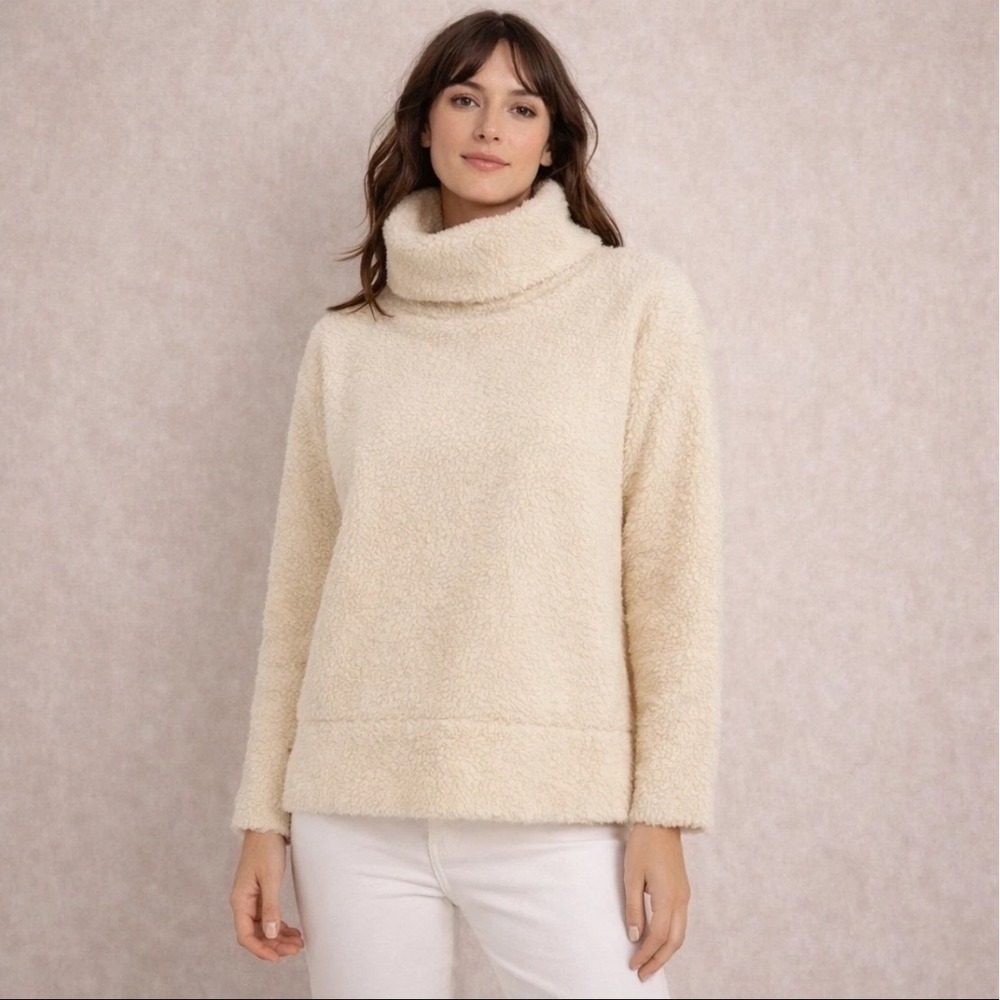 Tuckernuck Rollins Sherpa Pullover Women's XXL Cowl Neck Cozy Chic